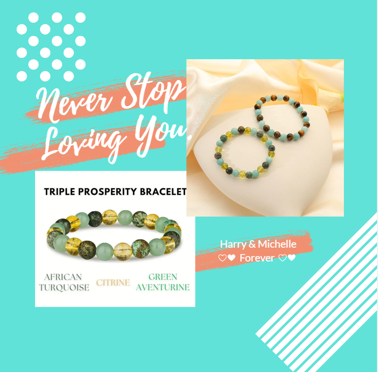 Citrine, Agate & Tiger’s Eye Bead Bracelet|Three-Stone Energy Bracelet for Wealth, Grounding & Courage