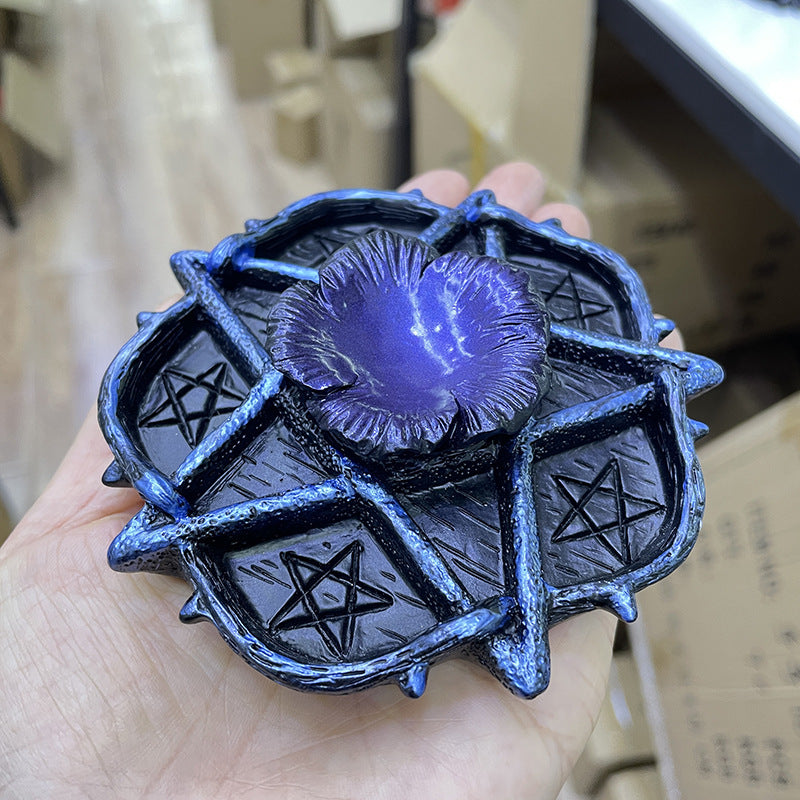 Crystal Ball Resin Base Five-Star Ball Stand Ornament