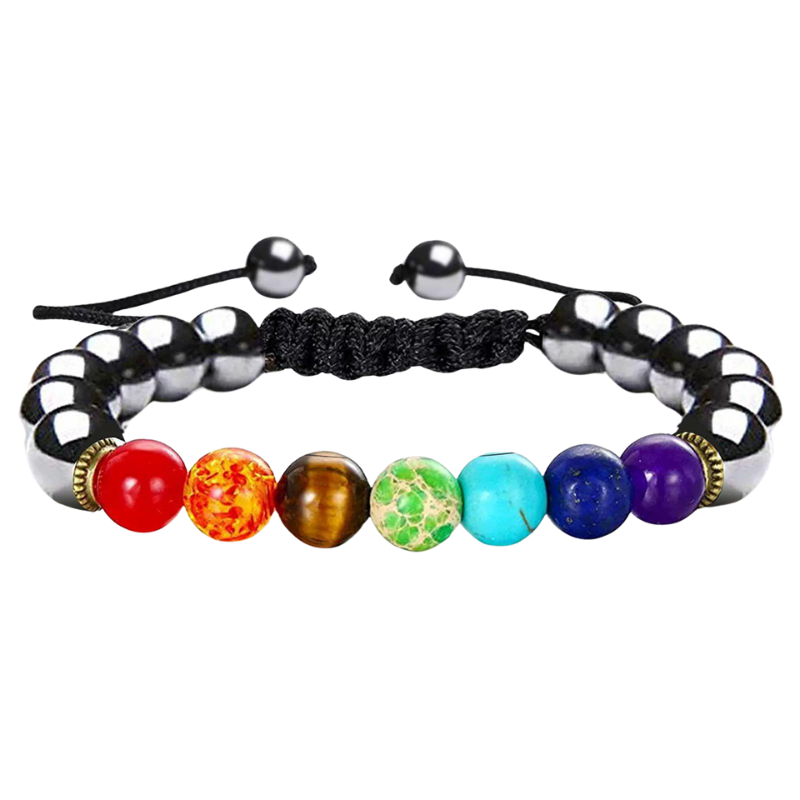 CITRINE, AGATE & TIGER’S EYE BEAD BRACELET - 18CM BOHEMIAN ELEGANCE