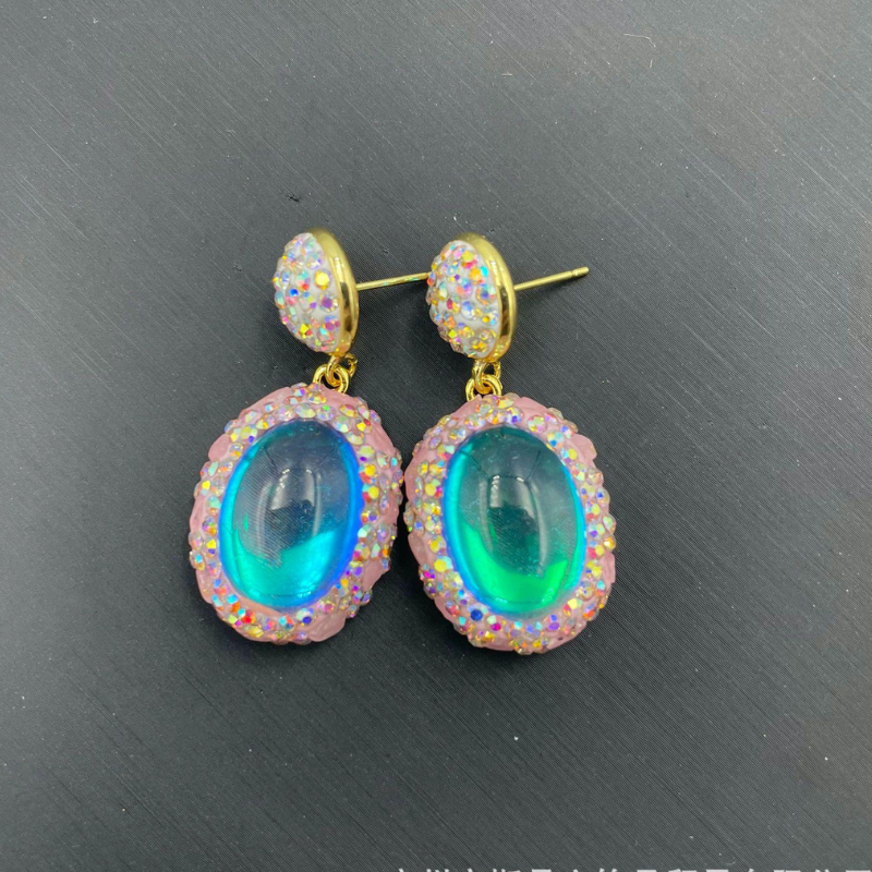 OPAL & CRYSTAL JEWELRY SET - 3 PIECE VINTAGE COLLECTION