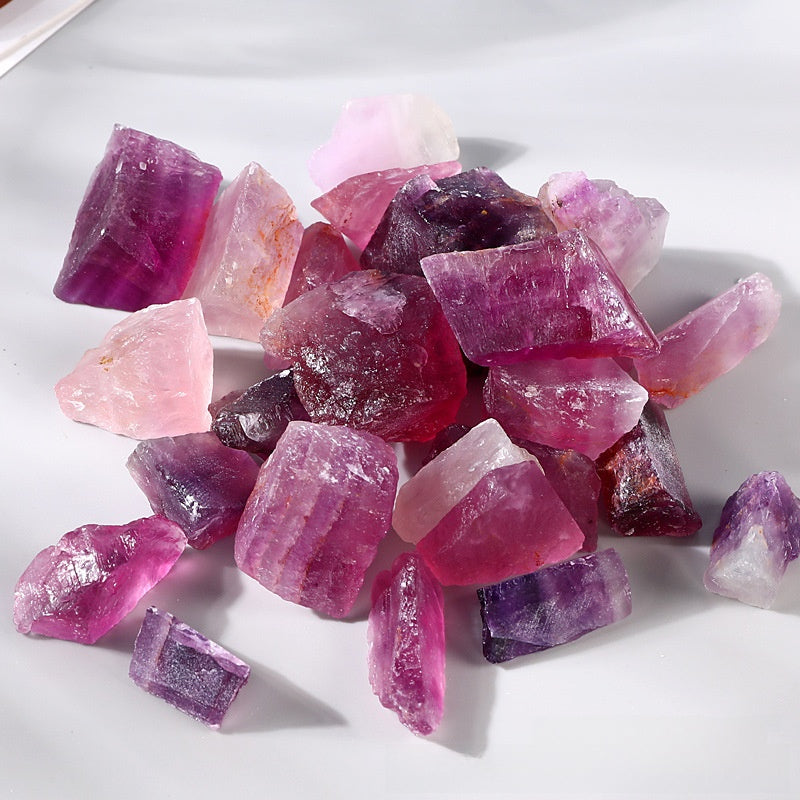 Red Fluorite Raw Stone | Passion & Vitality Crystal Specimen