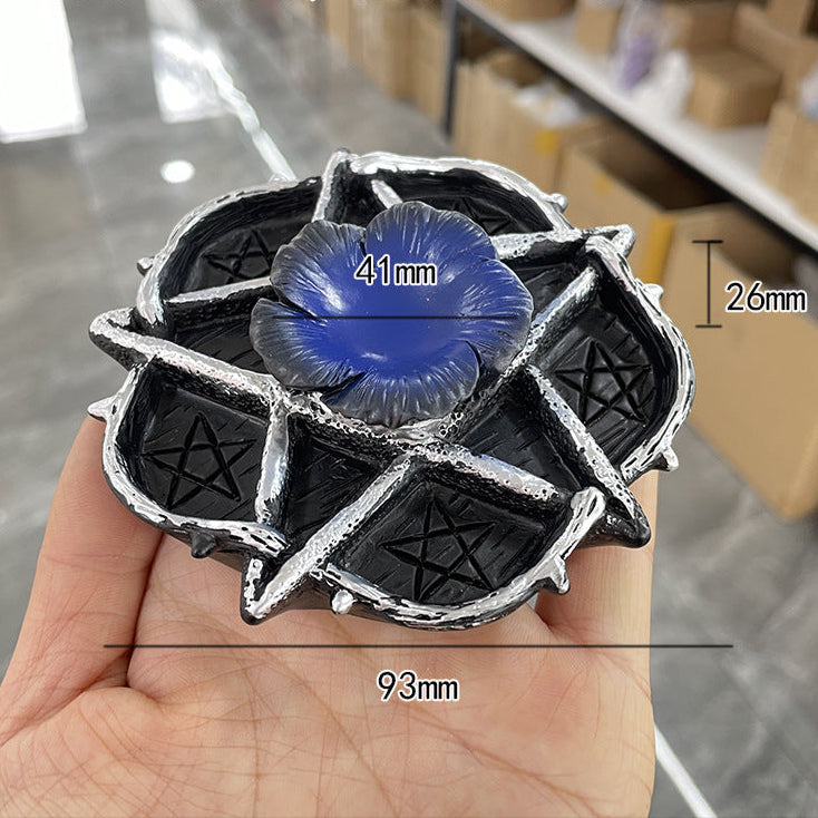 Crystal Ball Resin Base Five-Star Ball Stand Ornament