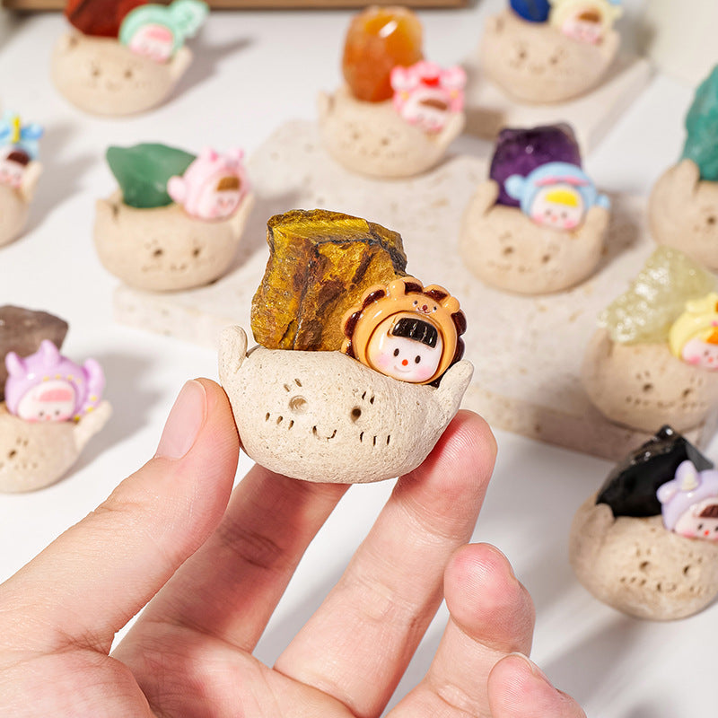 12 Zodiac Crystal Ornaments