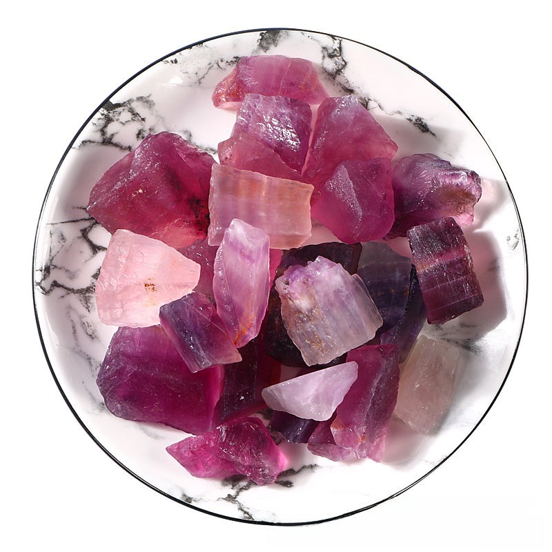 Red Fluorite Raw Stone | Passion & Vitality Crystal Specimen