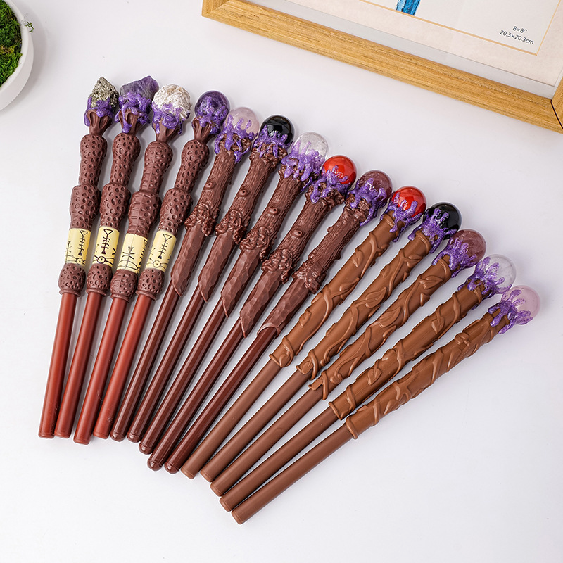 Crystal Ball Magic Wand Pen Halloween Christmas Gift