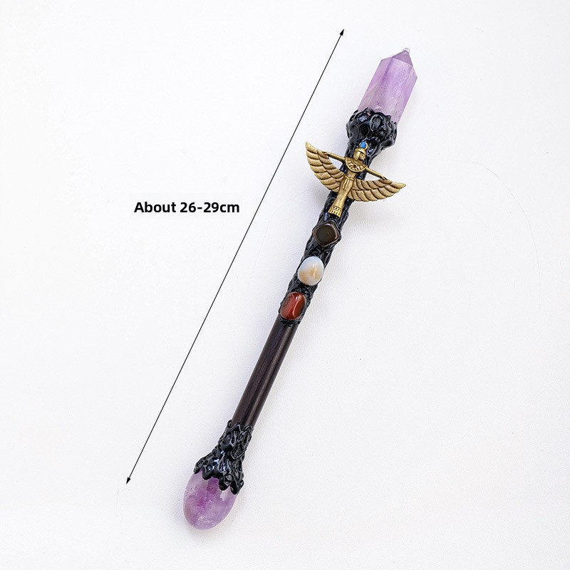 Crystal Magic Wand Wand Cosplay Halloween Scepter Cane