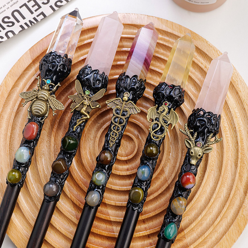 Crystal Magic Wand Wand Cosplay Halloween Scepter Cane