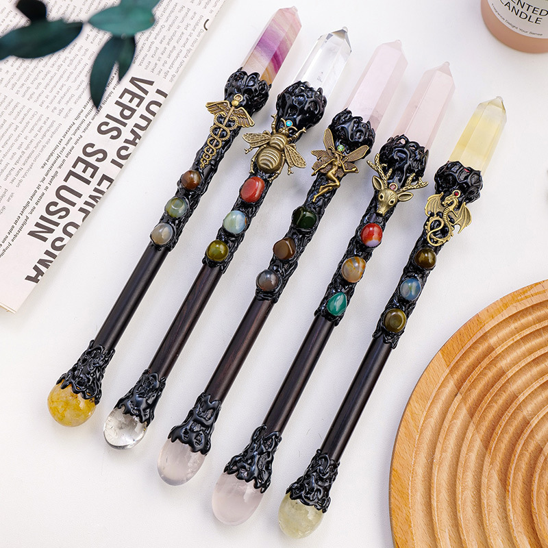 Crystal Magic Wand Wand Cosplay Halloween Scepter Cane