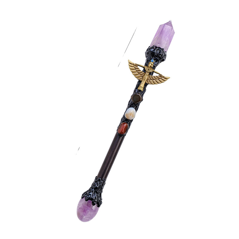 Crystal Magic Wand Wand Cosplay Halloween Scepter Cane