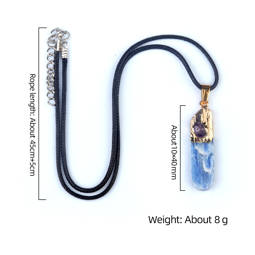 Kyanite Irregular Long Pendant