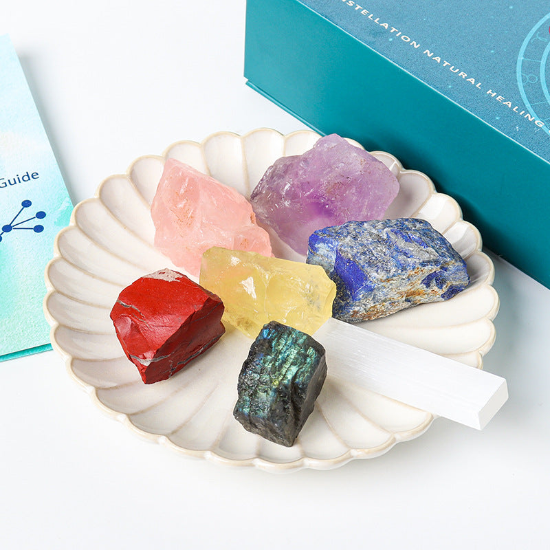 Pisces Birthstones: Brazilian Amethyst & Rose Quartz - Emotional Healing Crystal Pair for Zodiac Signs