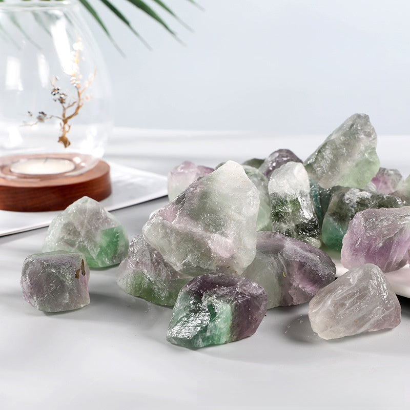 Rainbow Fluorite Raw Stone