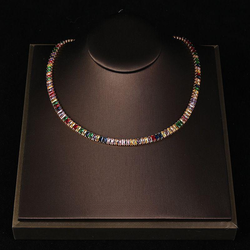 Vintage Rainbow Alloy Jewelry Set