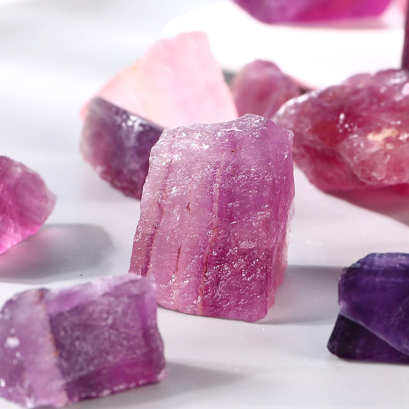 Red Fluorite Raw Stone | Passion & Vitality Crystal Specimen