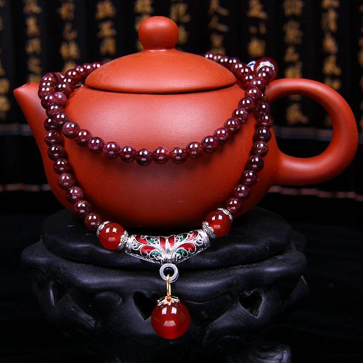 Natural Garnet Bracelet, Stone of Vitality & Passion, Perfect for Daily Wear