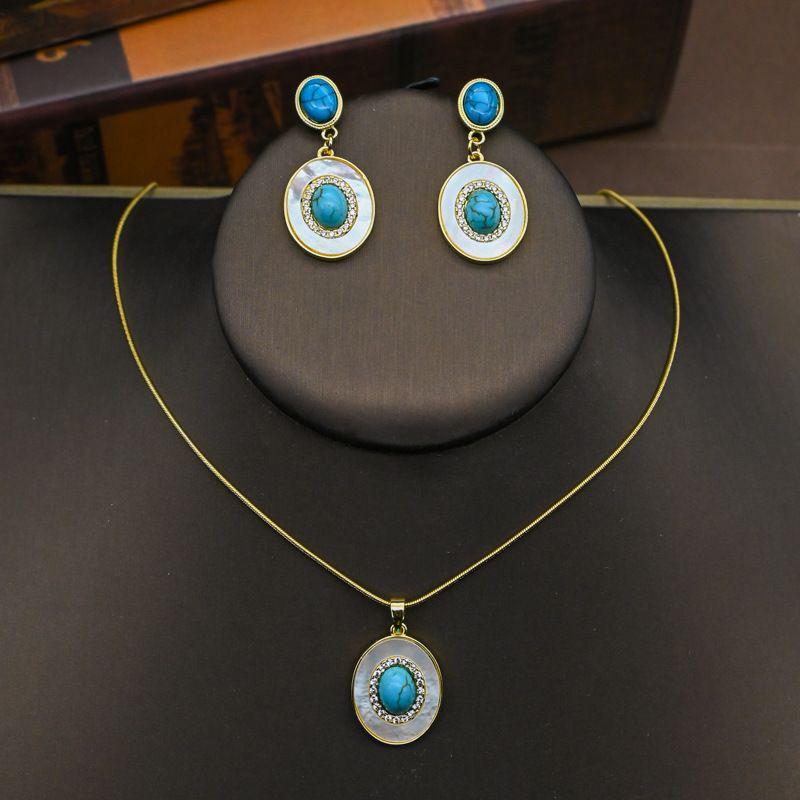 Elegant Turquoise Jewelry Set | Perfect for Office Wear