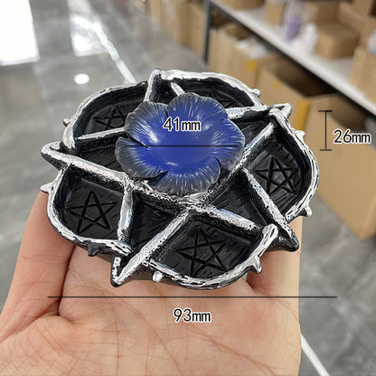Crystal Ball Resin Base Five-Star Ball Stand Ornament