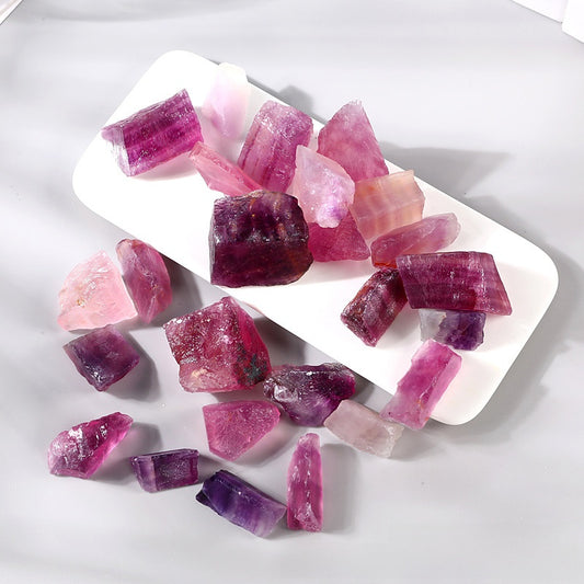 Red Fluorite Raw Stone | Passion & Vitality Crystal Specimen
