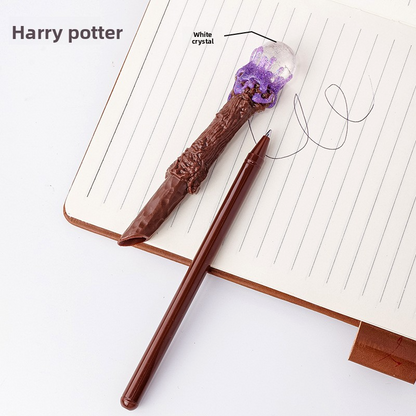 Crystal Ball Magic Wand Pen Halloween Christmas Gift