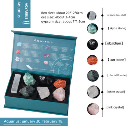 Gifting Zodiac Crystal Box to Libra Friend - Birthday Astrological Present with Light-Up Box