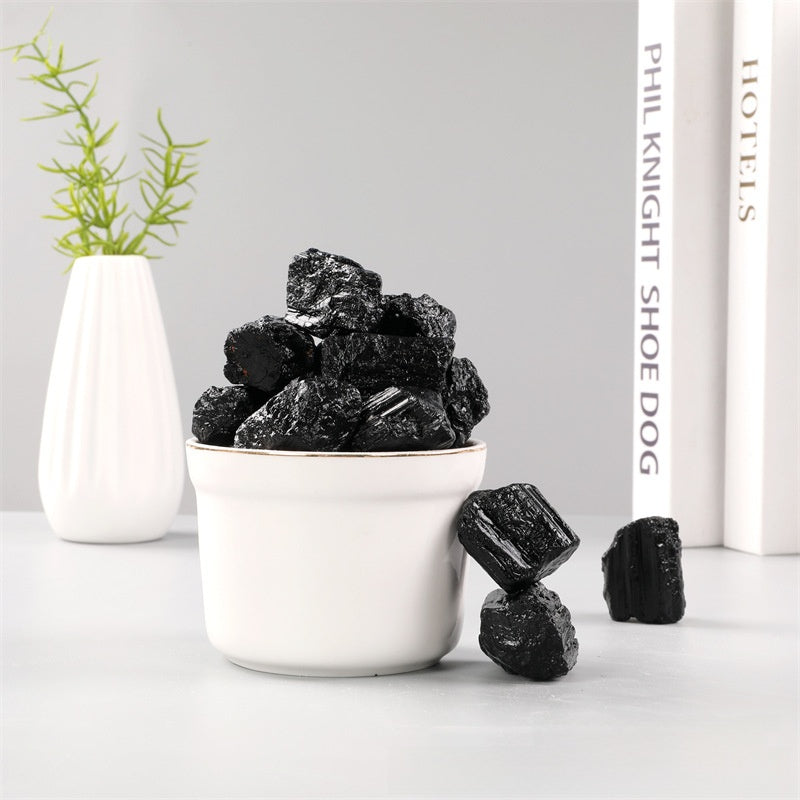 Grounding meditation with Black Tourmaline crystal - Releasing anxiety and stabilizing root chakra for empaths