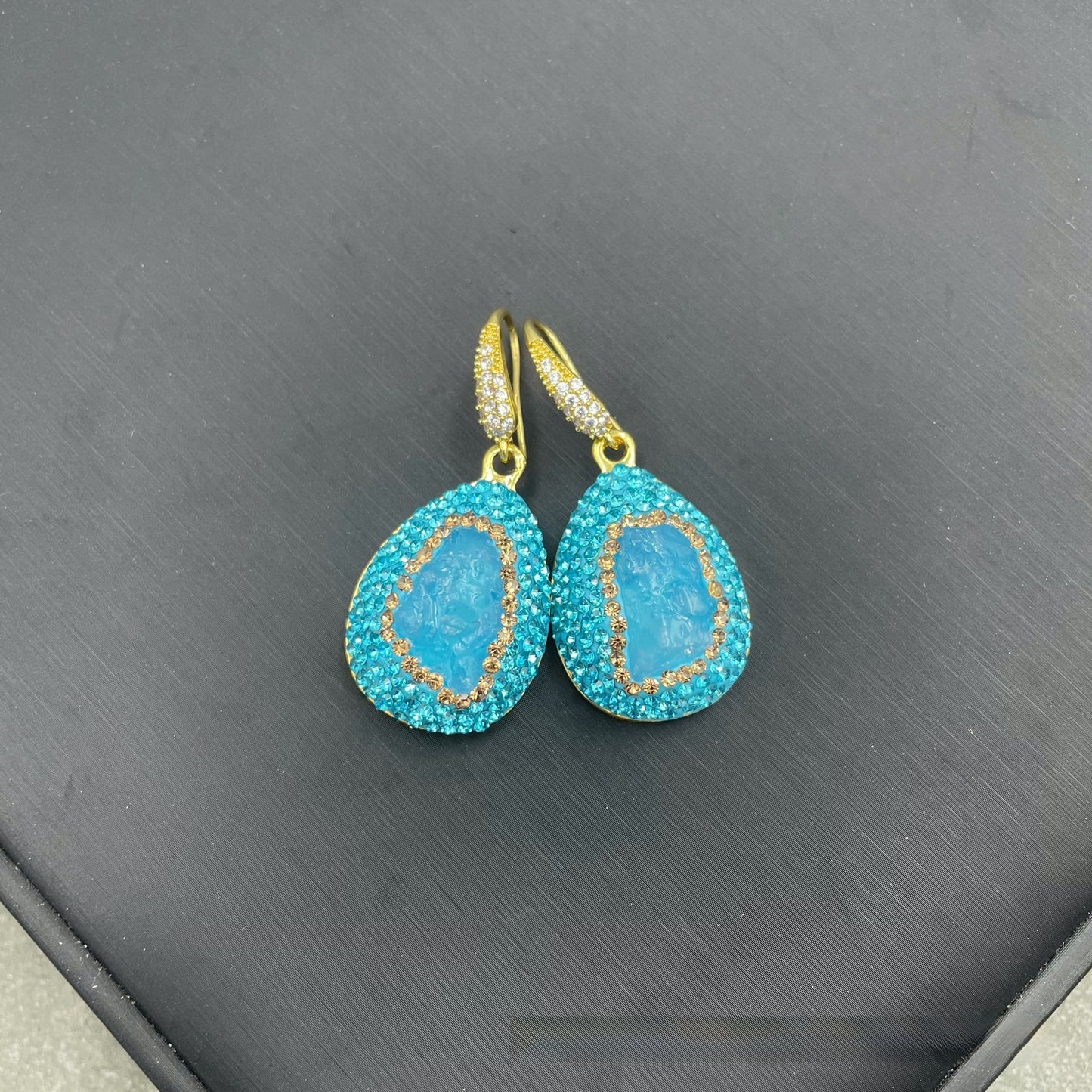 AQUAMARINE JEWELRY SET - 4 PIECE COLLECTION