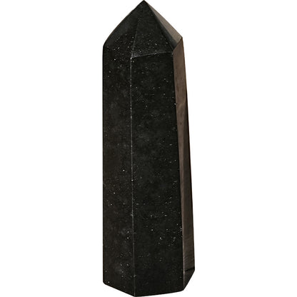 Black Tourmaline Single-Terminated Hexagonal Prism | Protective Energy Crystal