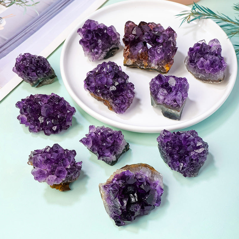 Amethyst Cluster | Spiritual Cleansing & Energy Purification Specimen